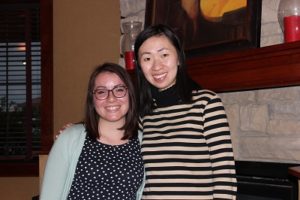 Kayla Mantey with Dr. Wei Gu