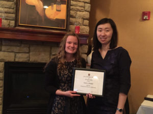 Photo of Dr. Wei Gu and Taylor Huggins